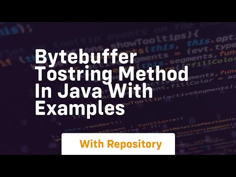 ByteBuffer toString method