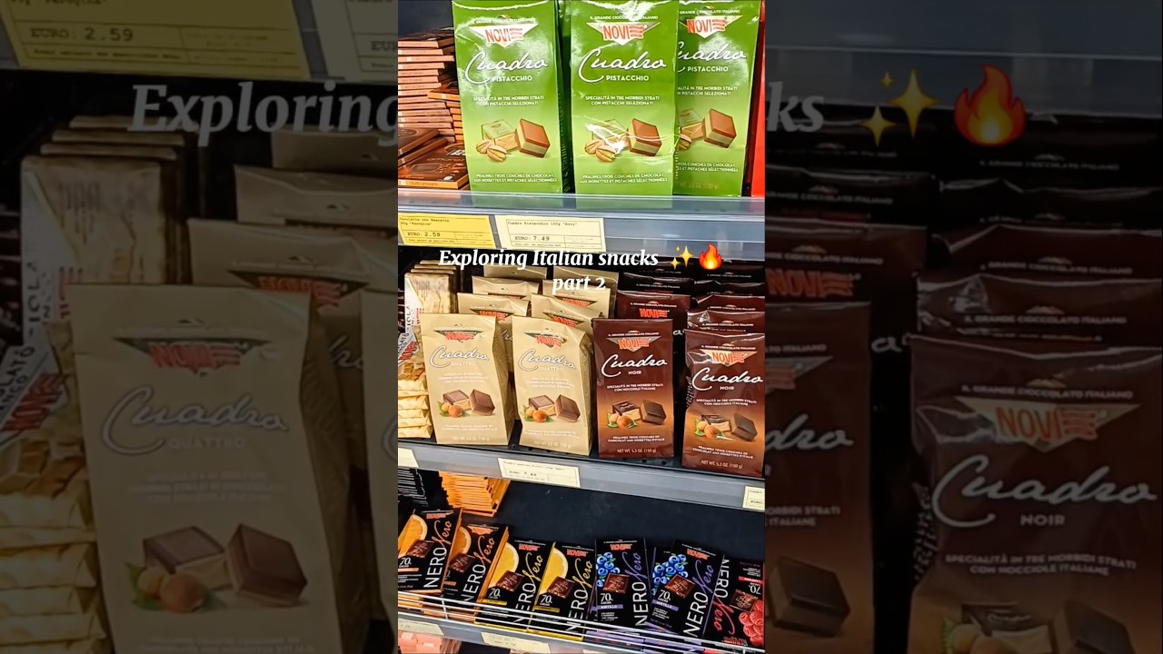 POV: You’re in an Italian Snack Aisle 🍫🇮🇹