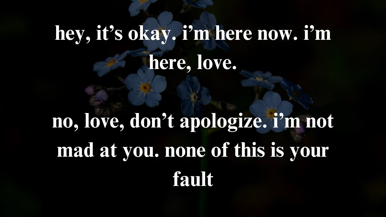 [M4A] Boyfriend Comforts You After SH [TW: Depression & SH]