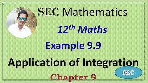 CLASS 12 Maths -  Chapter 9 Example 9.9 2022-2023  | TN