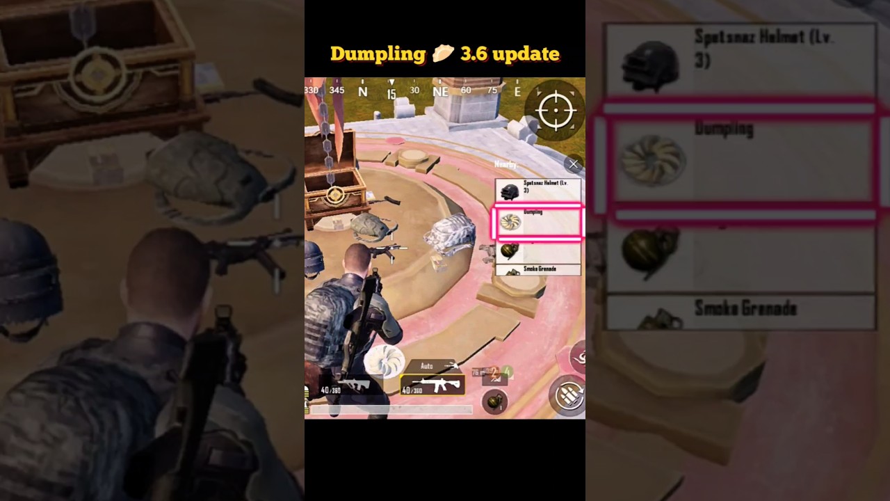 Dumpling Power in pubg 3.6 update 