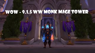 WoW - 9.1.5 Windwalker Monk Mage Tower (No sockets, enchants, consumables)