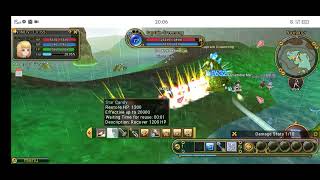 Flyff Universe crazy damage 1v1 knight lv65.