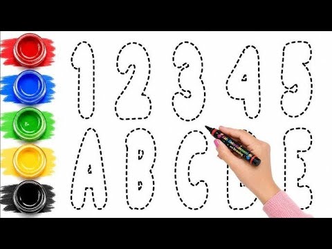 🎉 123 Numbers & ABC Alphabet For Toddlers | Learn Counting & Letters ...