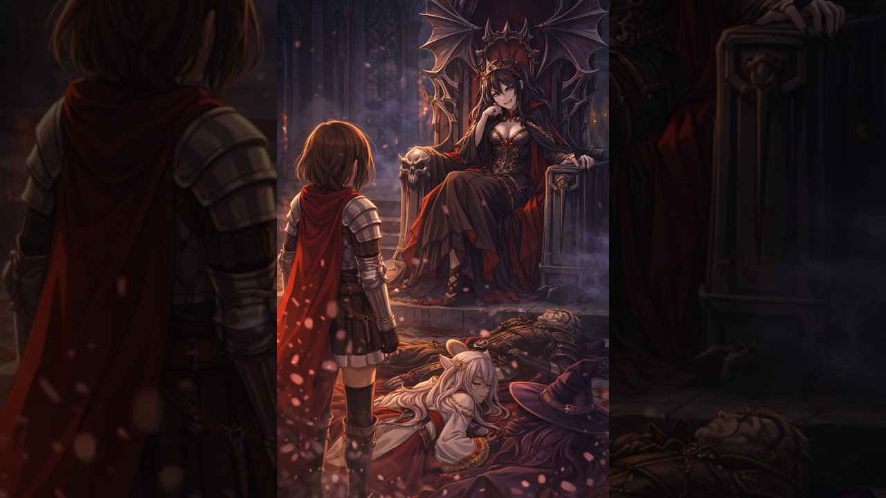 이 세계로 간 소녀의 모험 시즌3 2편 : 드라쿨라와 전투 [AI 노래] 닌위치