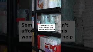 She started a diaper bank and was swamped with need #shorts