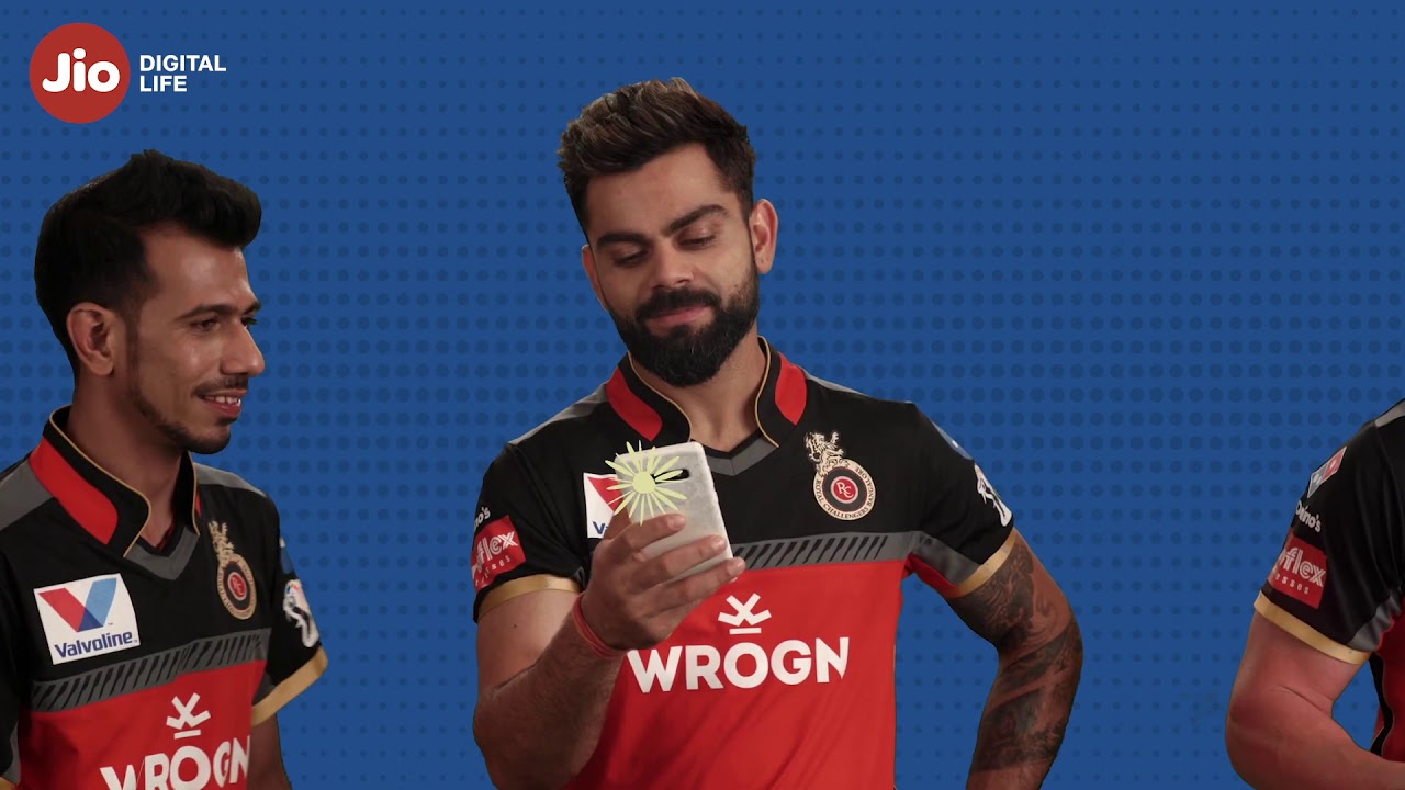 Jio Dhan Dhana Dhan on JioTunes ad 2019|| Royal Challengers Bangalore|| 2019||