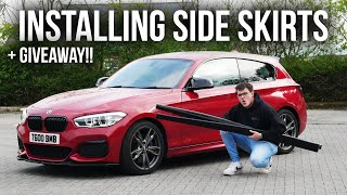 SIDE SKIRTS INSTALL ON MY M140I + GIVEAWAY!
