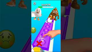 Poop Vs Egg The Funniest 3d   Pop Runner 3d Fun gaming shorts shortfeed viralshorts