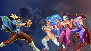 Chun-Li Vs Morrigan Team Insane Ai Street Fighter Iv