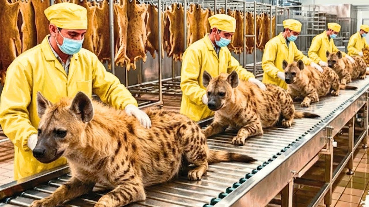 Inside the Hyena Fur Factory: How Nature Builds the Perfect Coat (Full Process)