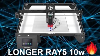 Longer RAY5 10w Laser Setup and Testing