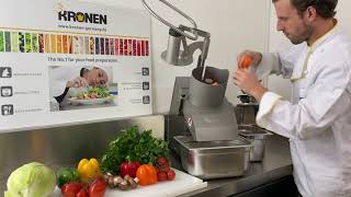 Kronen Kg 200 - Vegetable Cutter Karottenwürfel Carrot Cubes