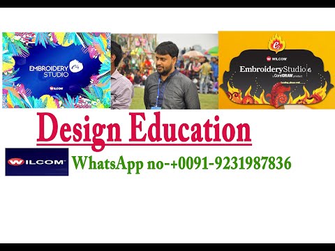 embroidery designs tutorials wilcom e4  motive run .