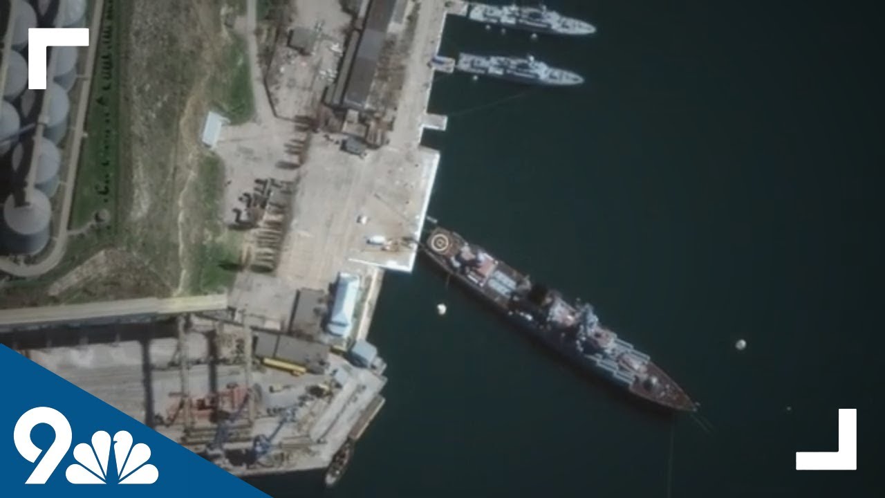 Russian warship seen around Crimea's coast