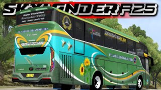 NEW Mod Skylander R25. Livery ALS. Bussid