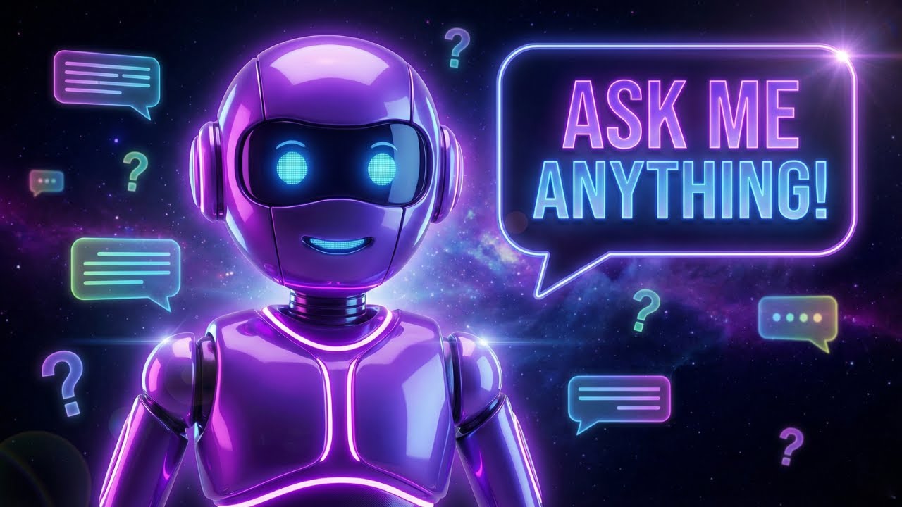 AI Avatar Answers YOUR Questions LIVE! Ask Me Anything 24/7