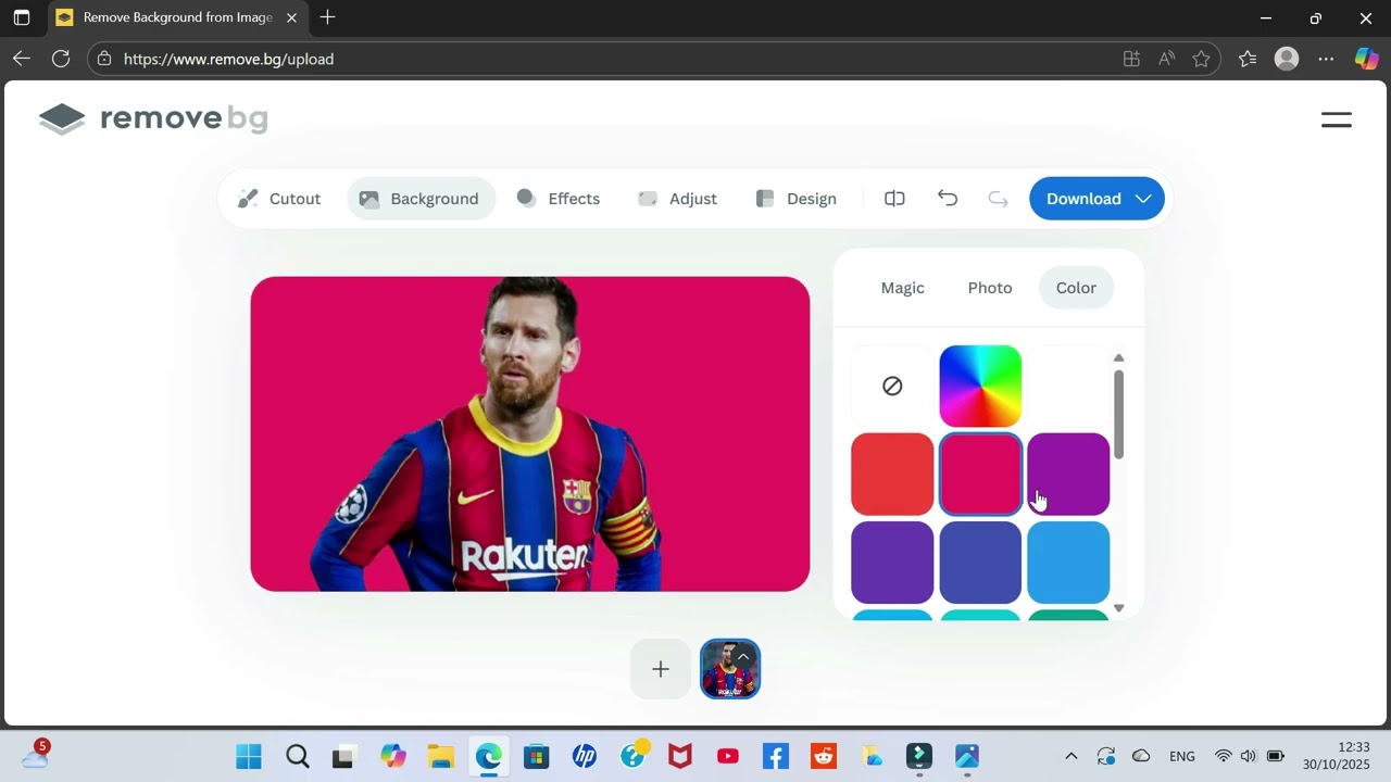 How to Change Image Background Color Online | Free & Easy (remove.bg)