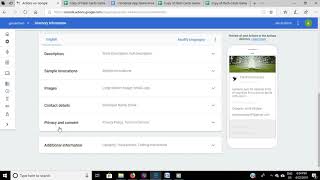 Tutorial for actions on google using flash cards screenshot 5