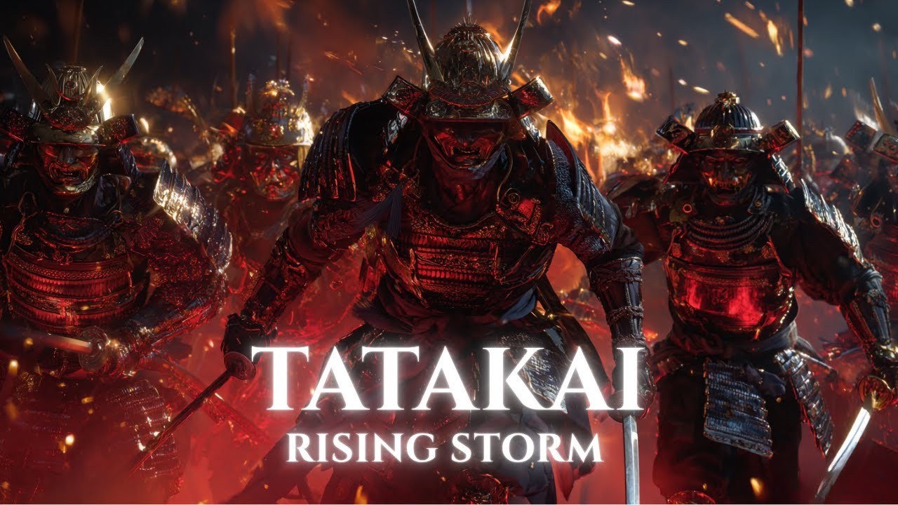 Epic Samurai Battle Music for Action Scenes – Rising Storm | TATAKAI Instrumental
