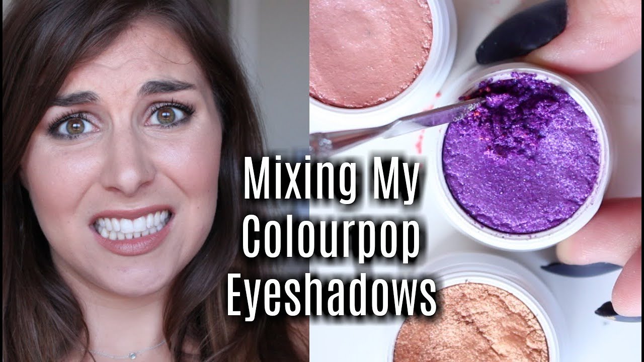 Destroying + Mixing My Colourpop Makeup to Create a Custom Shade [FRANKENSHADOW履‍♂️] | Bailey B.