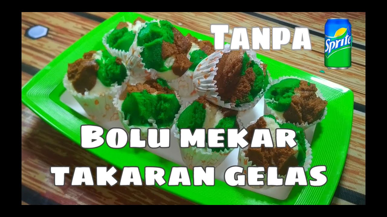 Resep bolu mekar takaran gelas tanpa sprite - YouTube