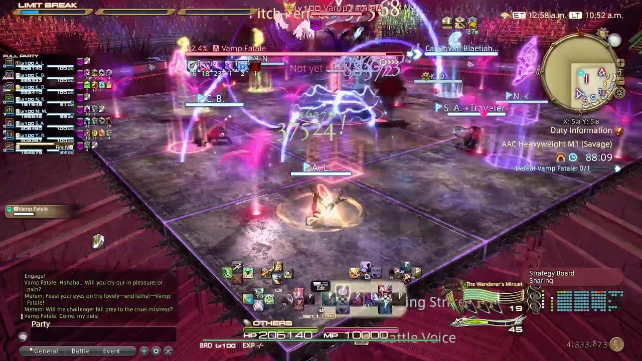 FFXIV - Prog M9 Savage
