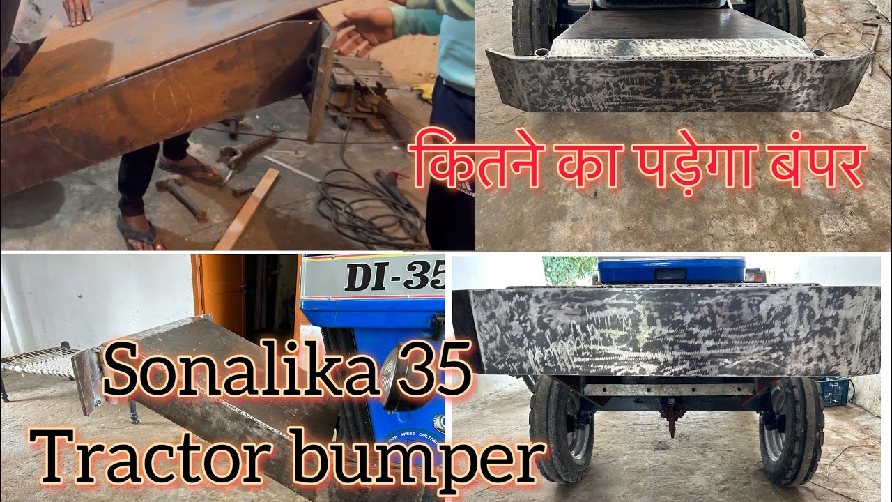 Tractor bumper modified 