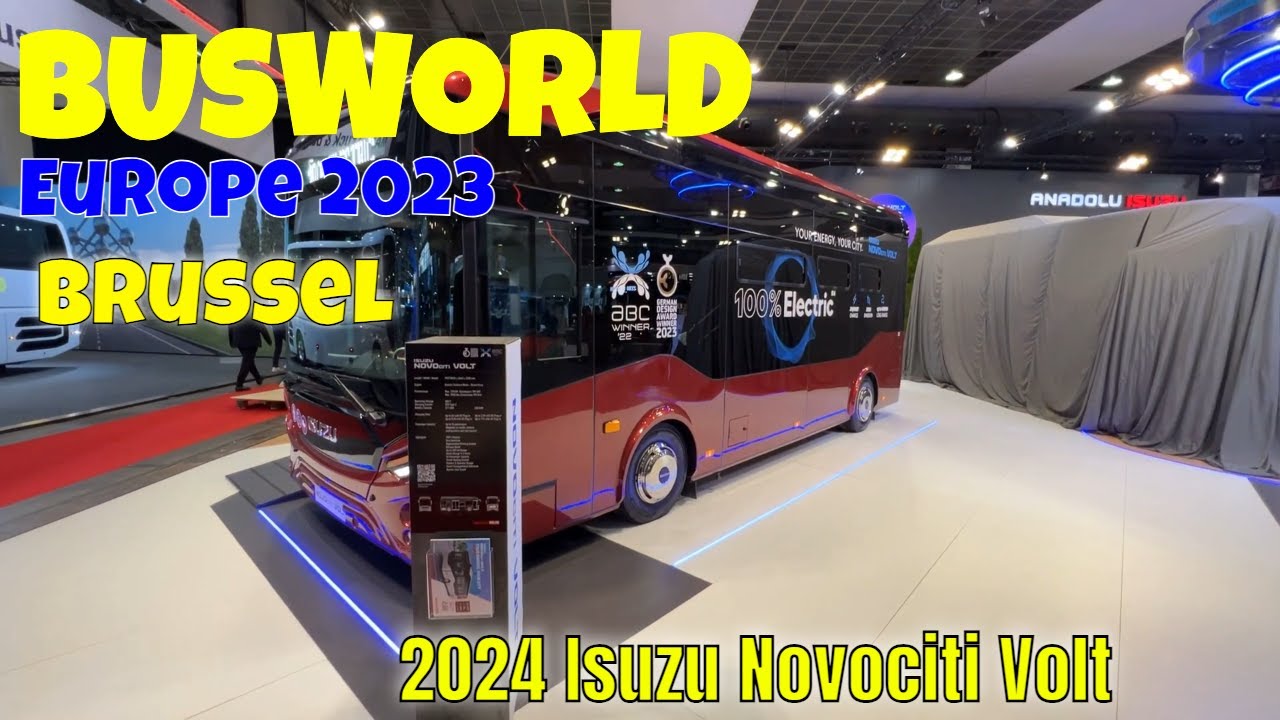 2024 Isuzu Novociti Volt - Interior And Exterior - Busworld Europe 2023 Brussel