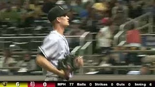 Suns' Heaney fans his eighth batter