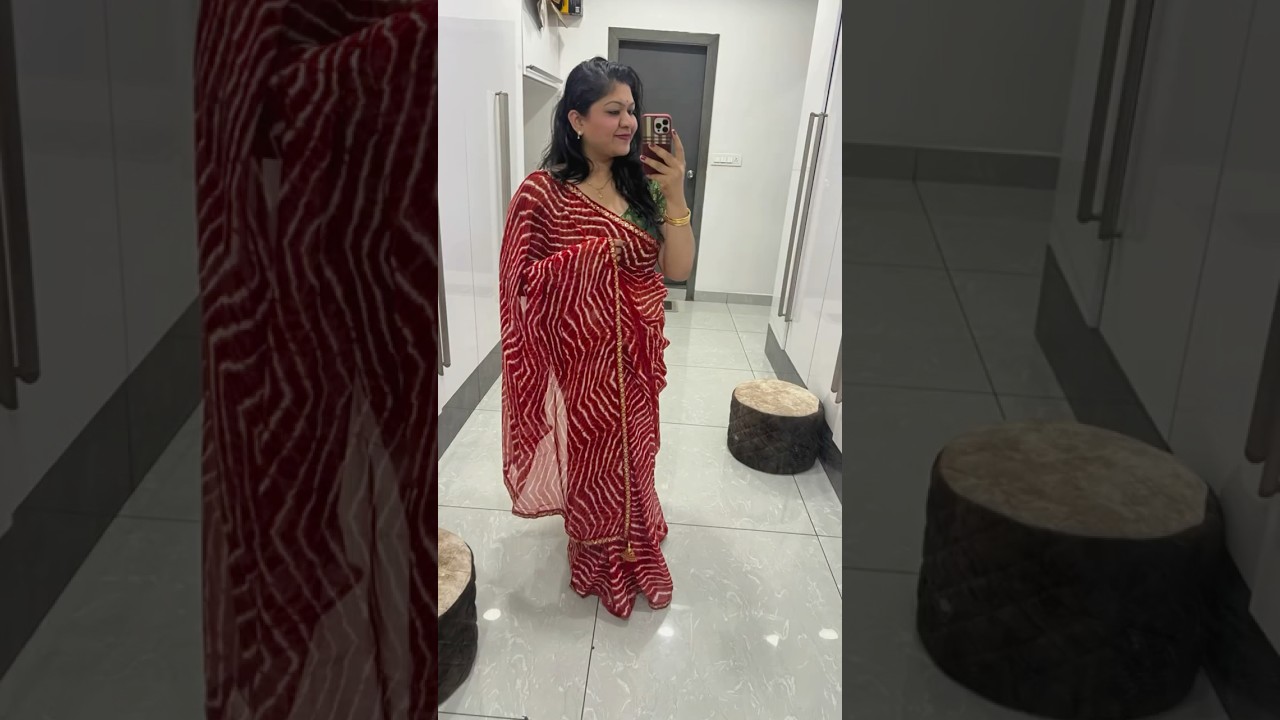 Sawan special lehriya sarees😍😍😍