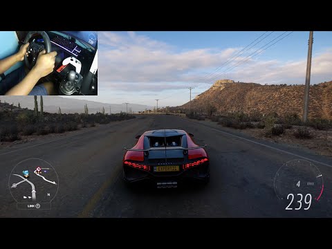 Bugatti Divo : Forza horizon 5 : Logitech g920 gameplay : Intel Arc A770 GPU