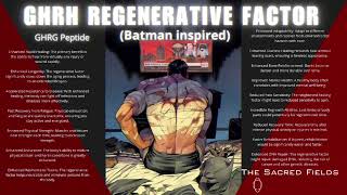 GHRH Peptide Extra Regenerative Morphic Field (Bruce Wayne Edition)