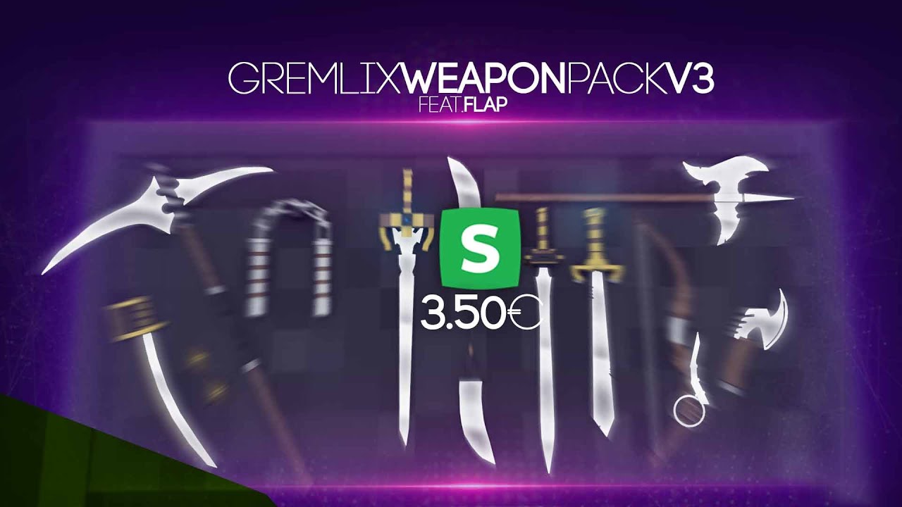 Gremlix Weapon Pack V3 - feat. FLAP (help a good designer)