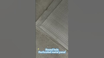 Custom Metal Perforated Panels | Ventilation, Safety, Filtration & Decorative in One#perforatedmetal