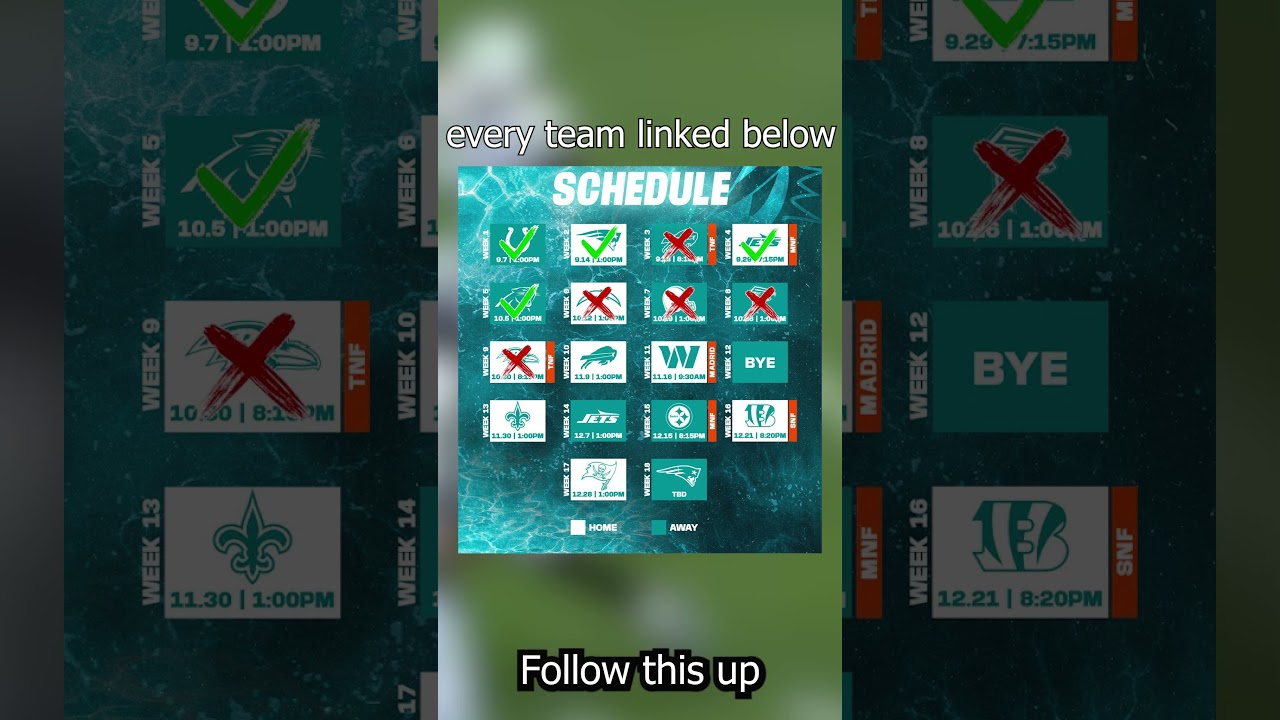 Dolphins - 2025-26 NFL Record Prediction