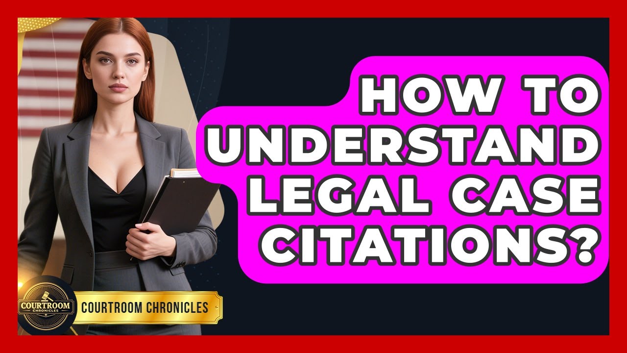 How To Understand Legal Case Citations? - Courtroom Chronicles