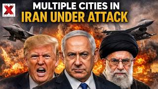 Iran Under Fire: Explosions Rock Isfahan, Qom, Karaj, Kermanshah | Israel Iran War | NewsX World