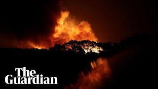 Major wildfire burns thousands of hectares of land in southern Portugal