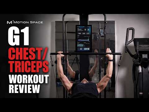 Motion Space G1 Chest/Triceps Workout Review | Smart Home Gym Test