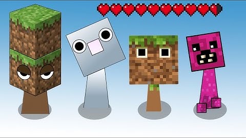 My Sprunki OC: Roblox (from Phase 1 to Phase 5) Minecraft , : Grass of Block (Minecraft) Creeper