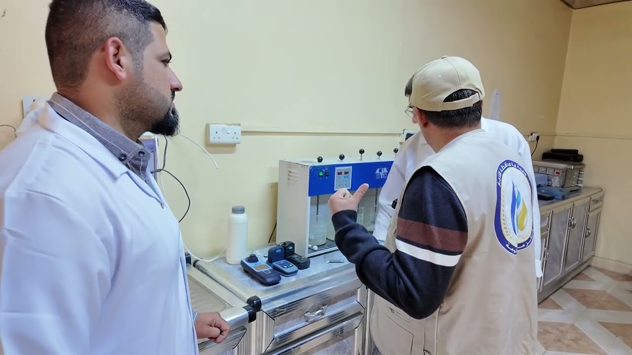 مركز ماء الفلوجة يطلق خطة الـ100 يوم لتطوير تجهيز المياه