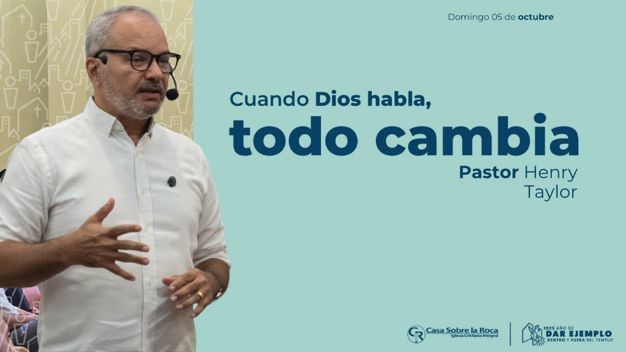 📺Prédica Cristiana | Cuando Dios Habla, Todo Cambia | Rev. Henry Taylor | 05.10.2025