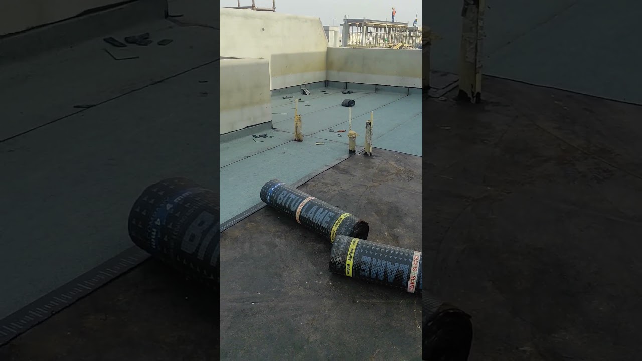 Roof floor water proof work 