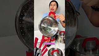 🔥COMBO DE OLLAS EN ACERO QUIRÚRGICO MODELO BOGEN DE 29 PIEZAS MARCA VALESKA🔥