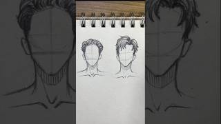 ✏️How to draw boy&#39;s hair✨️💓 #drawing #tutorial #art #howtodraw #shorts