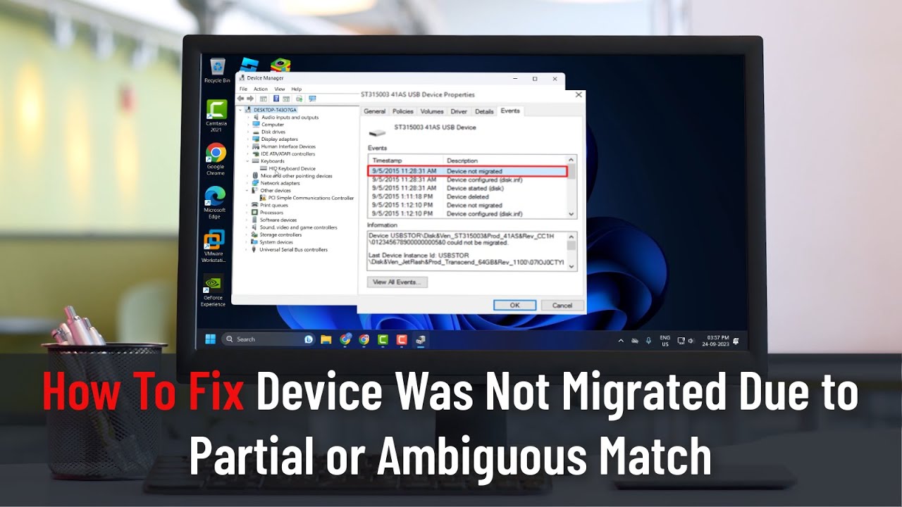 How To Fix "Device Was Not Migrated Due to Partial or Ambiguous Match"