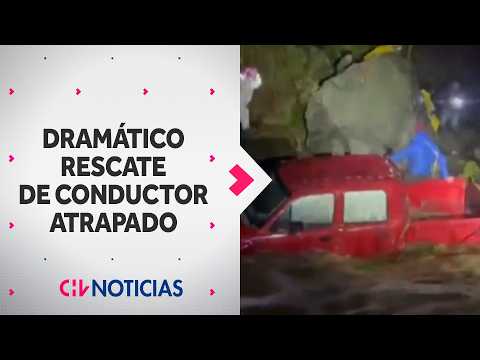 DRAMATIC RESCUE of driver in Canela creek who was trapped for over an hour - CHV