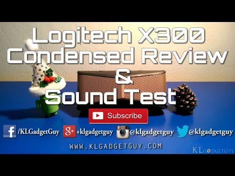 Logitech X300 Condensed Review & Sound Test