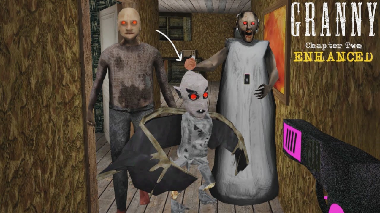 Angry Nosferatu Bat and New Gameover Scenes in Granny 2 Enhanced New Update V1.1.0